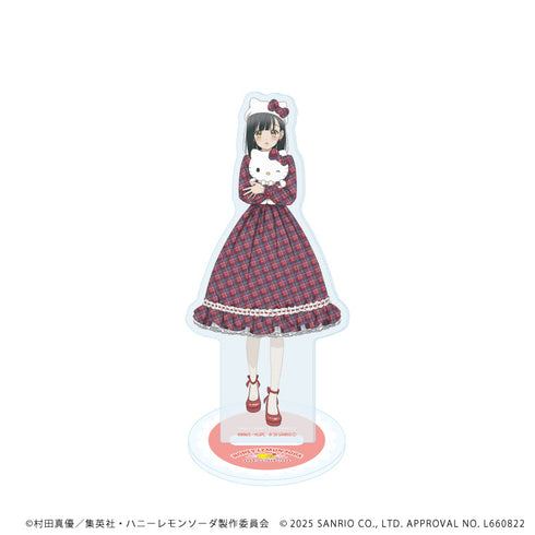『ハニーレモンソーダ×サンリオキャラクターズ』アクリルスタンド01/石森羽花×ハローキティ(等身イラスト)